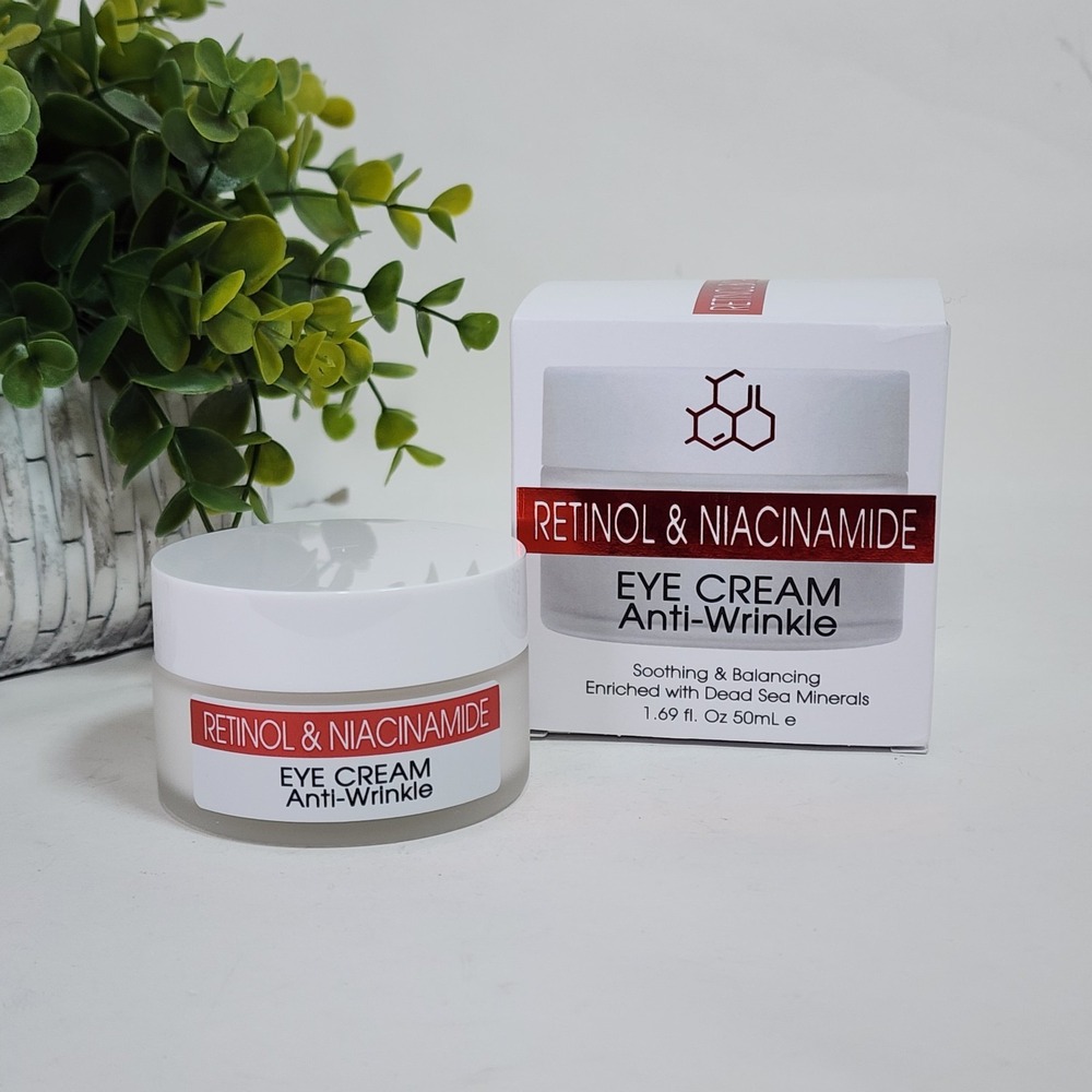 Spa Cosmetics Retinol & Niacinamide Eye Cream Anti-Wrinkle w/Dead Sea Minerals